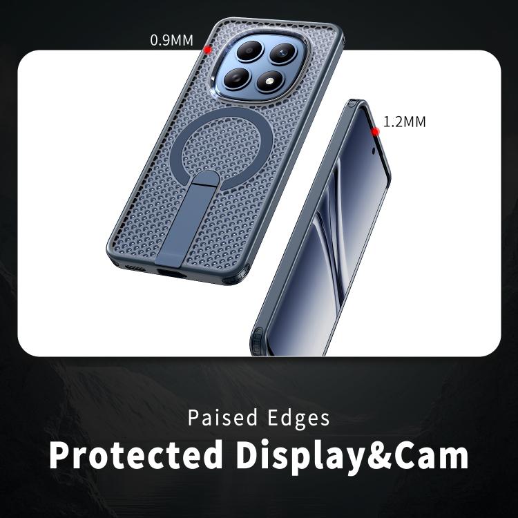 For Redmi Note 15 4G / 5G Global 164mm Kalebol Honeycomb Cooling MagSafe Holder Phone Case