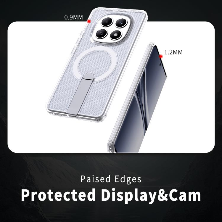 For Redmi Note 15 4G / 5G Global 164mm Kalebol Honeycomb Cooling MagSafe Holder Phone Case