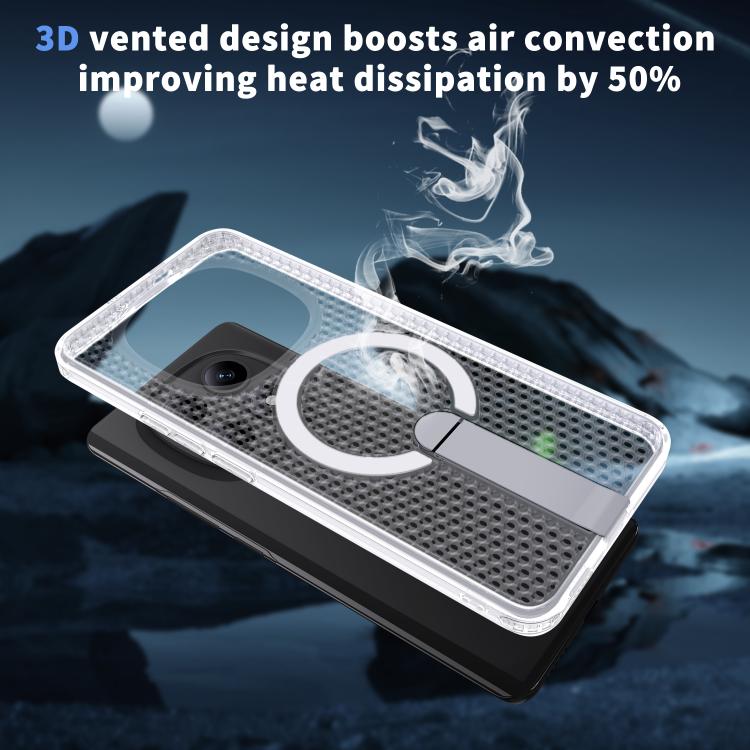For Redmi Note 15 4G / 5G Global 164mm Kalebol Honeycomb Cooling MagSafe Holder Phone Case