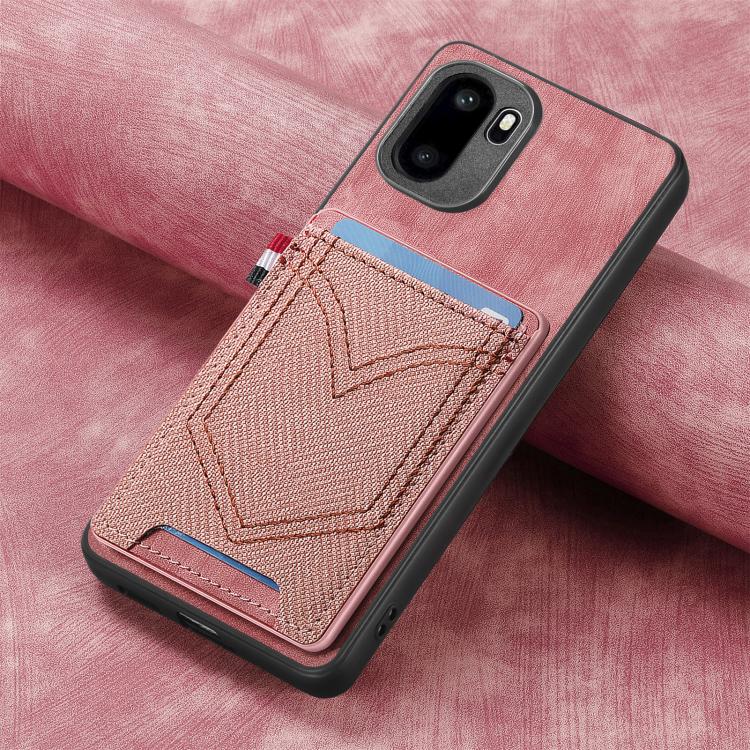 For OnePlus Ace 6 / 6T / 15R Denim Texture Leather Skin Phone Case with Card Slot