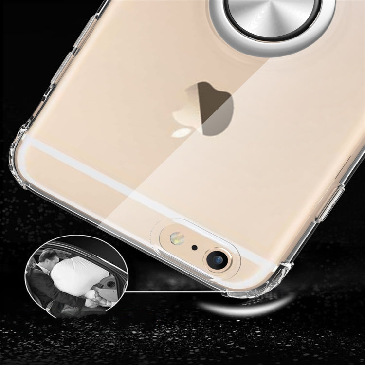 Ultra-thin TPU Protective Case for iPhone 6 plus, with 360 Degree Rotation Holder