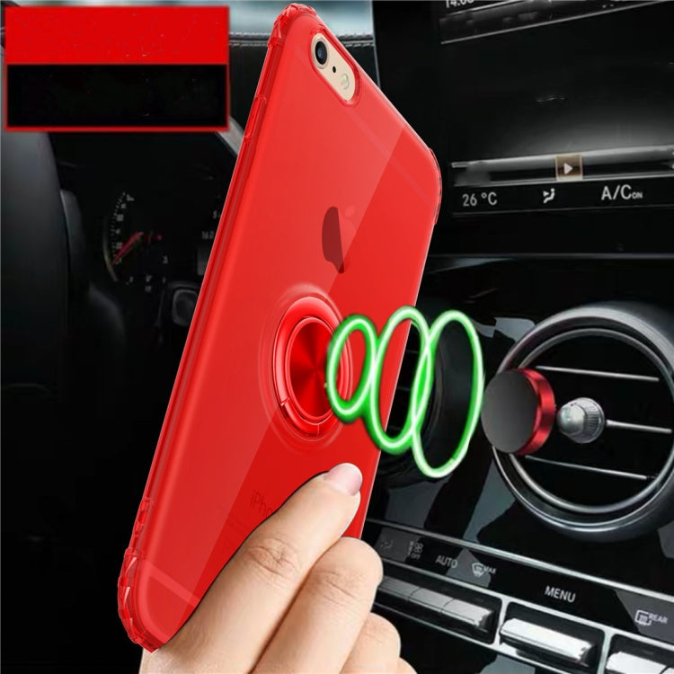 Ultra-thin TPU Protective Case for iPhone 6 plus, with 360 Degree Rotation Holder