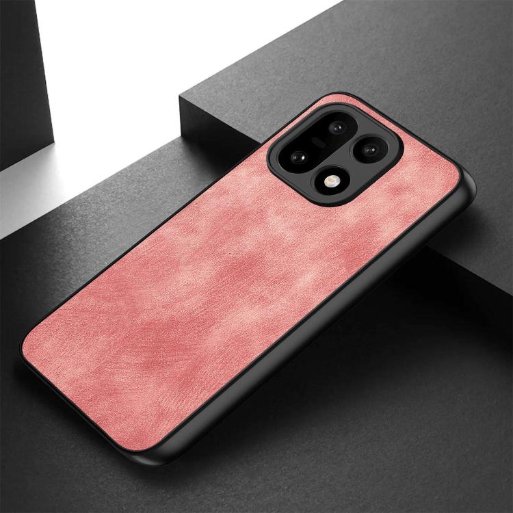For OnePlus 15 Vintage Leather PC Back Cover Phone Case