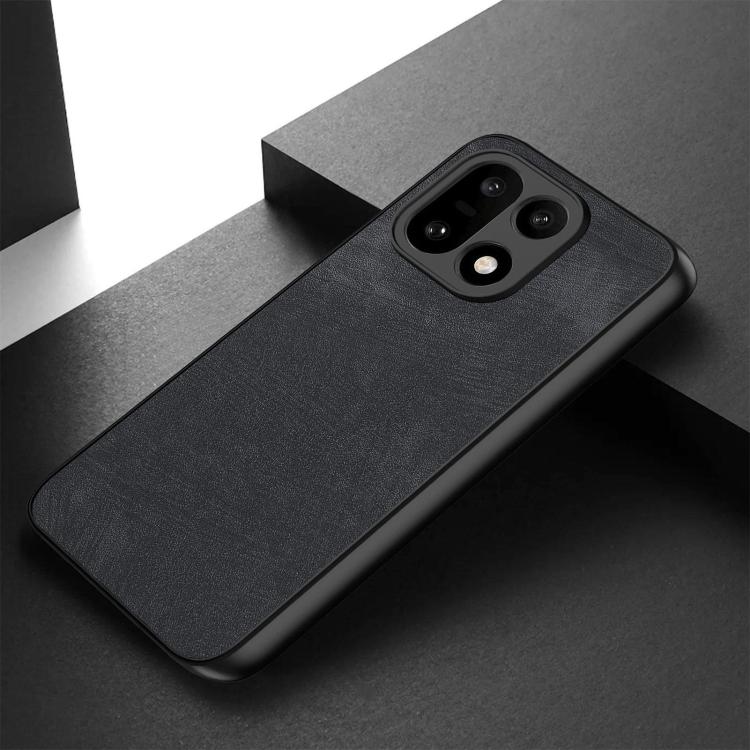 For OnePlus 15 Vintage Leather PC Back Cover Phone Case