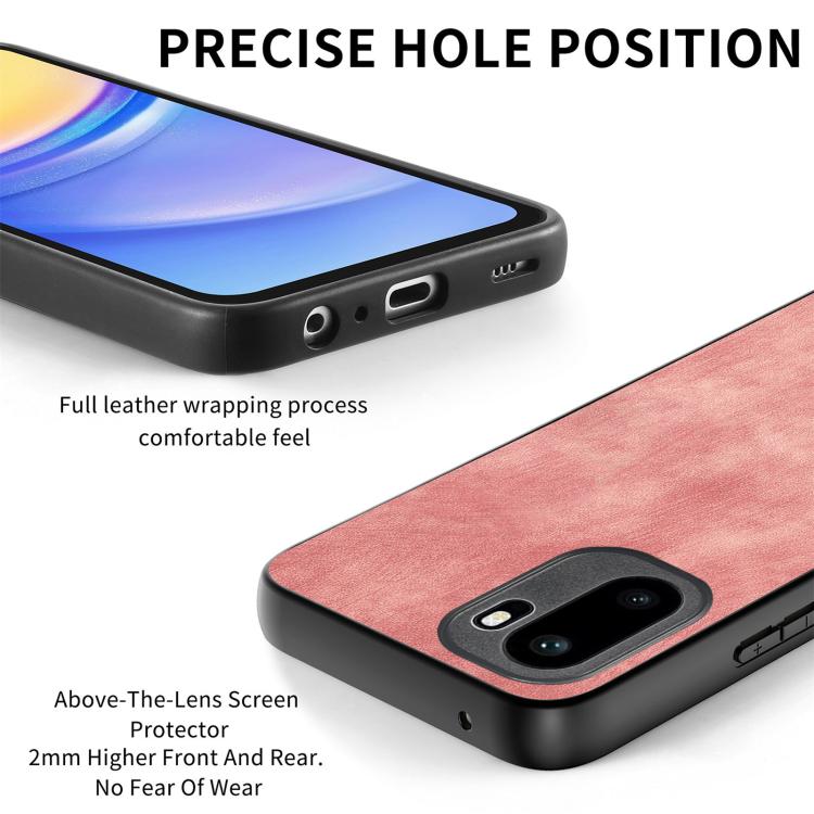For OnePlus Ace 6 / 6T / 15R Vintage Leather PC Back Cover Phone Case