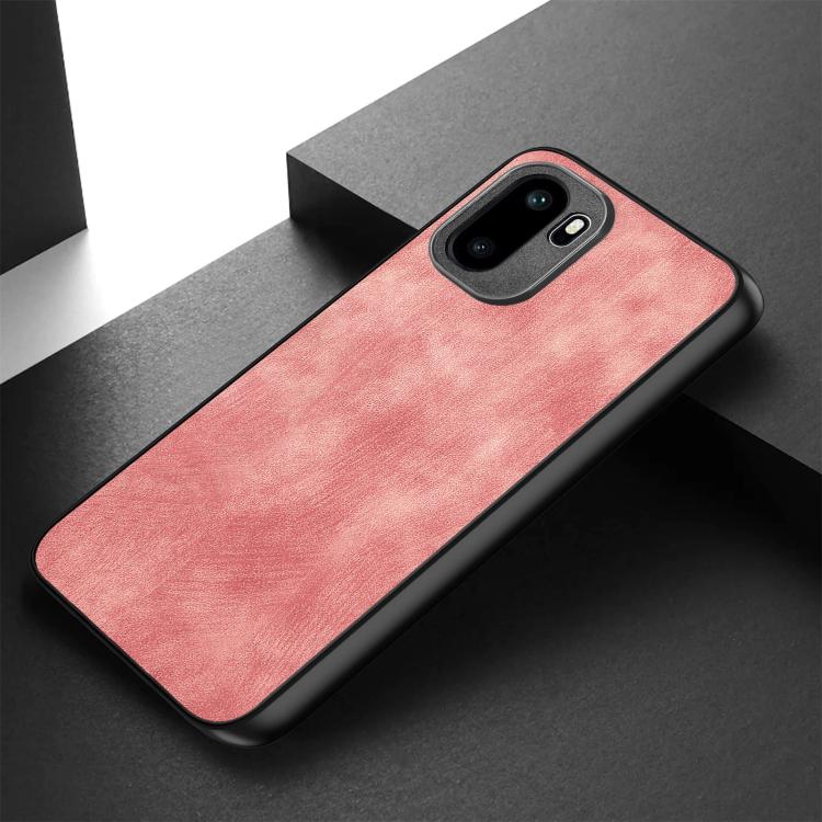 For OnePlus Ace 6 / 6T / 15R Vintage Leather PC Back Cover Phone Case