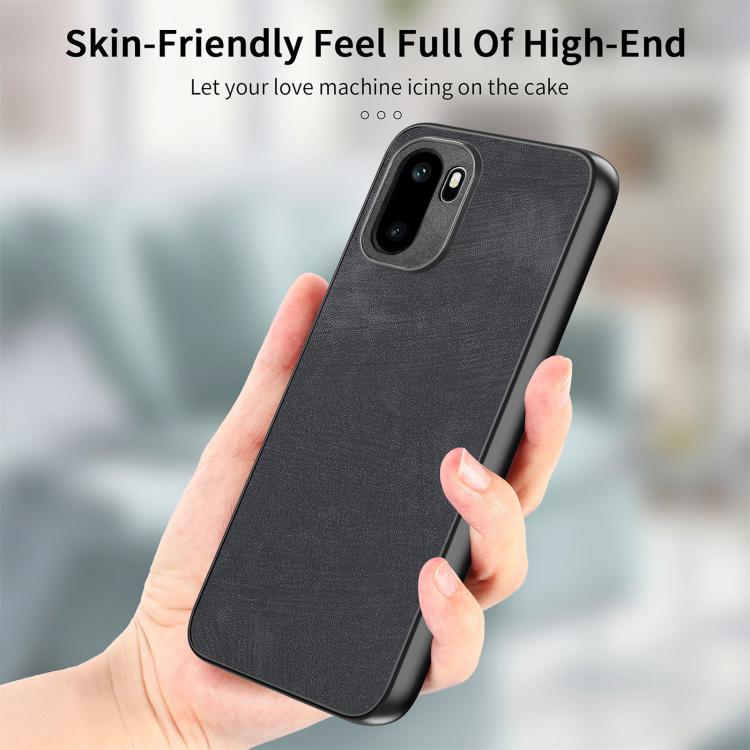 For OnePlus Ace 6 / 6T / 15R Vintage Leather PC Back Cover Phone Case