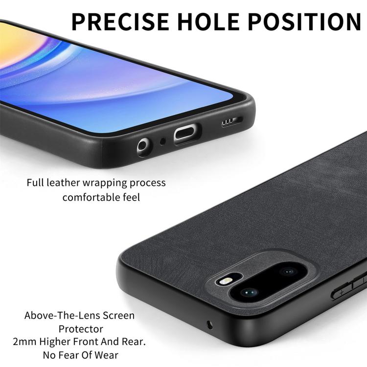 For OnePlus Ace 6 / 6T / 15R Vintage Leather PC Back Cover Phone Case