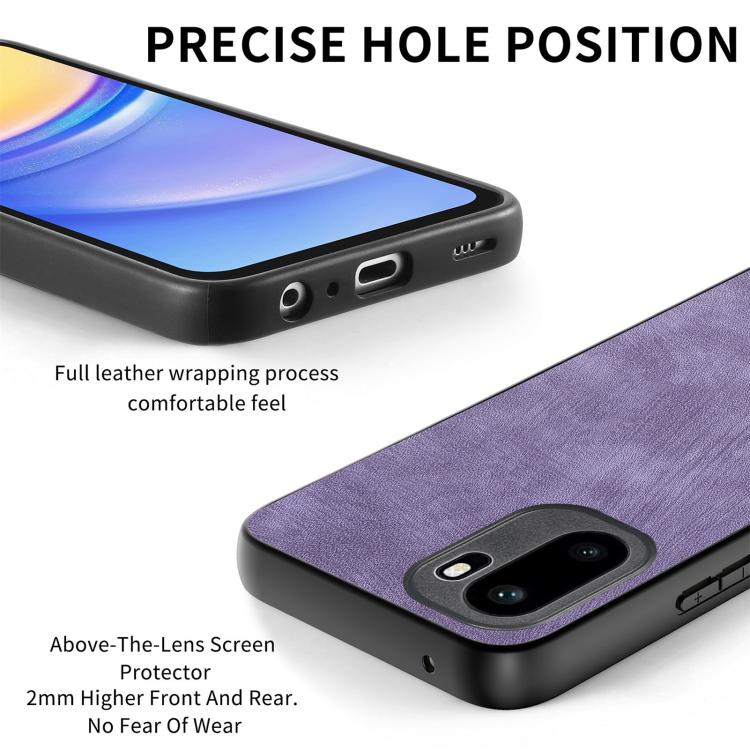 For OnePlus Ace 6 / 6T / 15R Vintage Leather PC Back Cover Phone Case