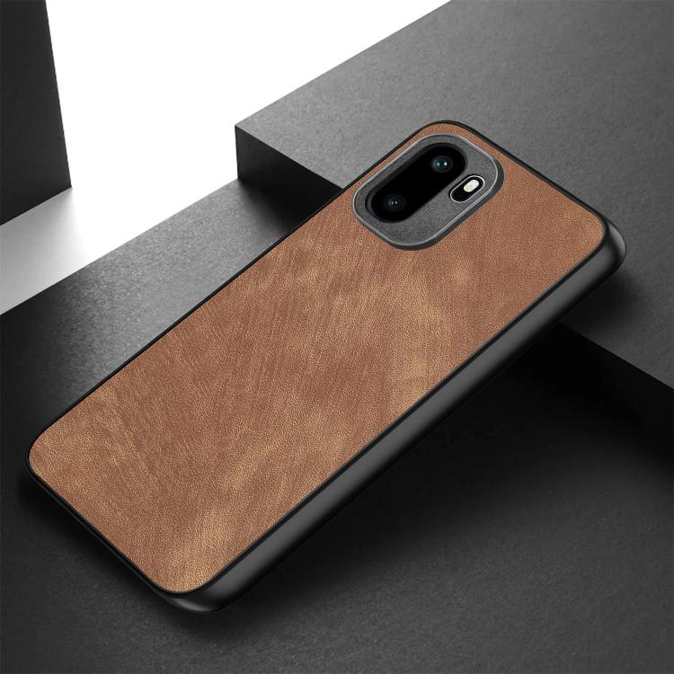 For OnePlus Ace 6 / 6T / 15R Vintage Leather PC Back Cover Phone Case
