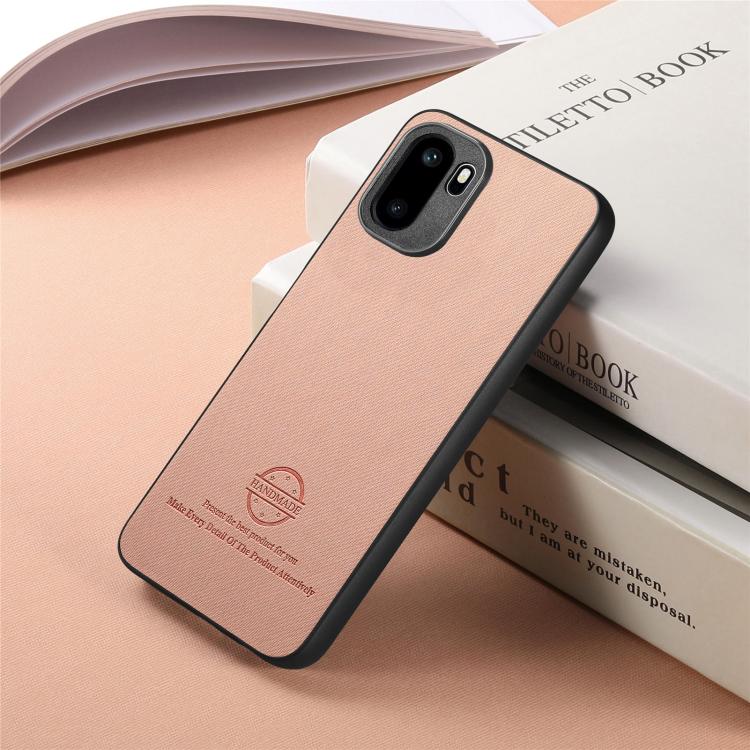 For OnePlus Ace 6 / 6T / 15R Twill Fabric Leather Skin Back Phone Case