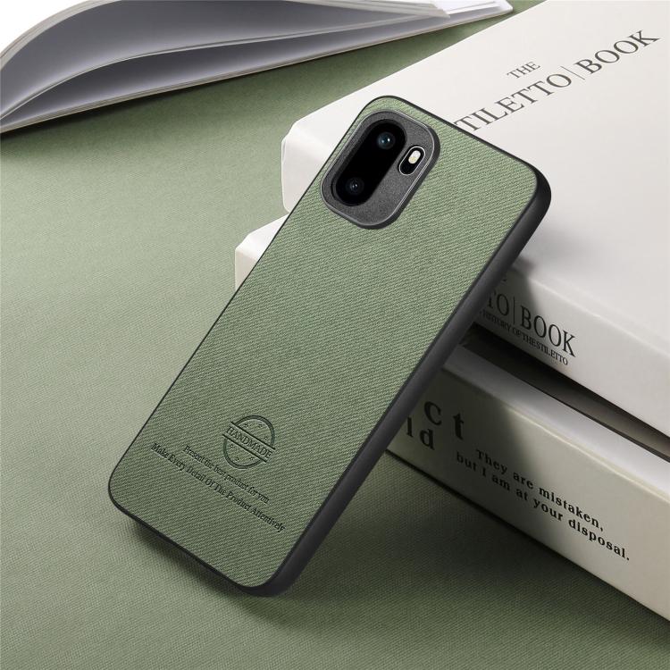 For OnePlus Ace 6 / 6T / 15R Twill Fabric Leather Skin Back Phone Case