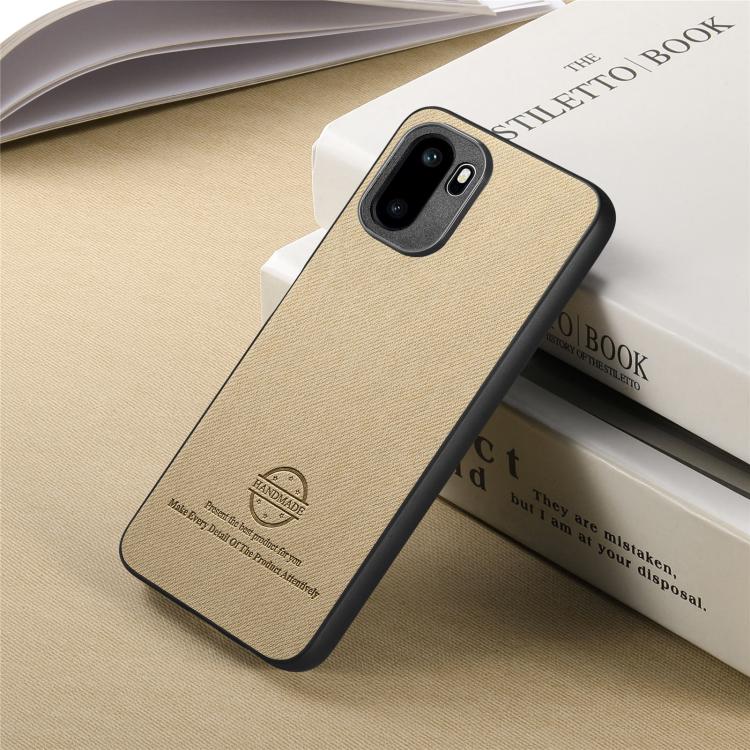 For OnePlus Ace 6 / 6T / 15R Twill Fabric Leather Skin Back Phone Case