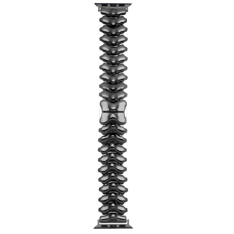 For Apple Watch 46mm / 49mm / 45mm / 44mm Dragon Spine Butterfly Clasp Zinc Alloy Watch Band