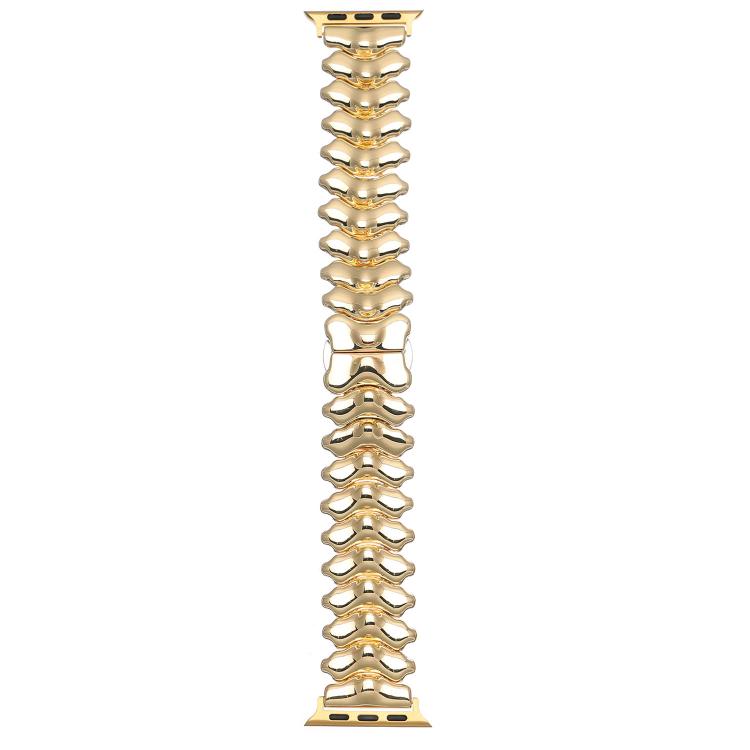 For Apple Watch 46mm / 49mm / 45mm / 44mm Dragon Spine Butterfly Clasp Zinc Alloy Watch Band
