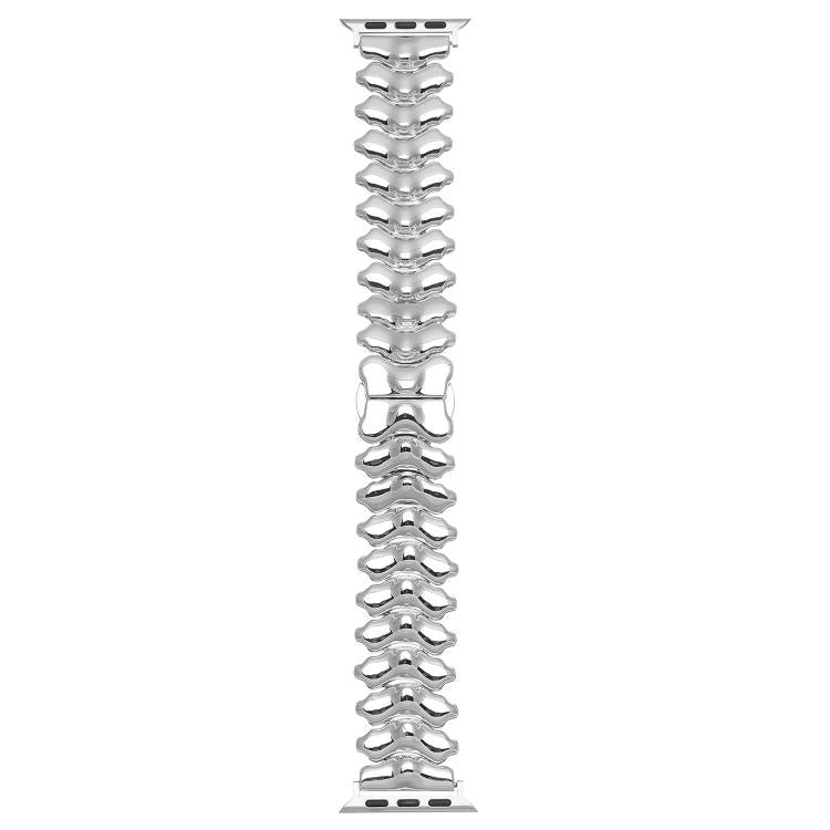 For Apple Watch 42mm / 41mm / 40mm / 38mm Dragon Spine Butterfly Clasp Zinc Alloy Watch Band