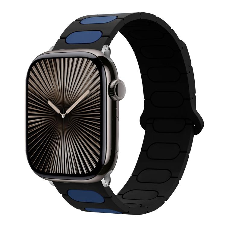 For Apple Watch 42mm / 41mm / 40mm / 38mm Oval Magnetic Silicone Watch Band