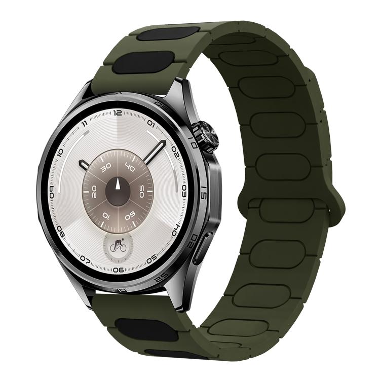 22mm Oval Magnetic Silicone Watch Band