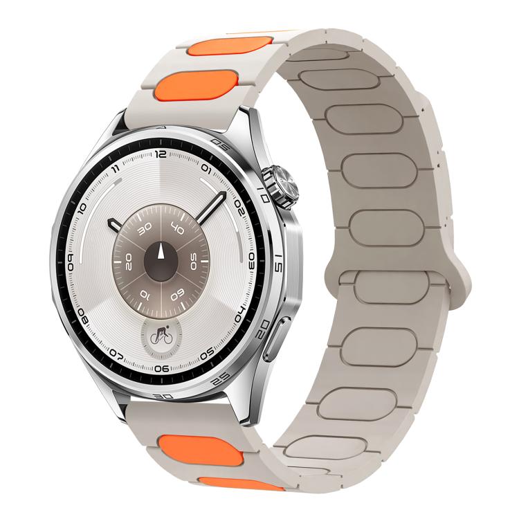 22mm Oval Magnetic Silicone Watch Band
