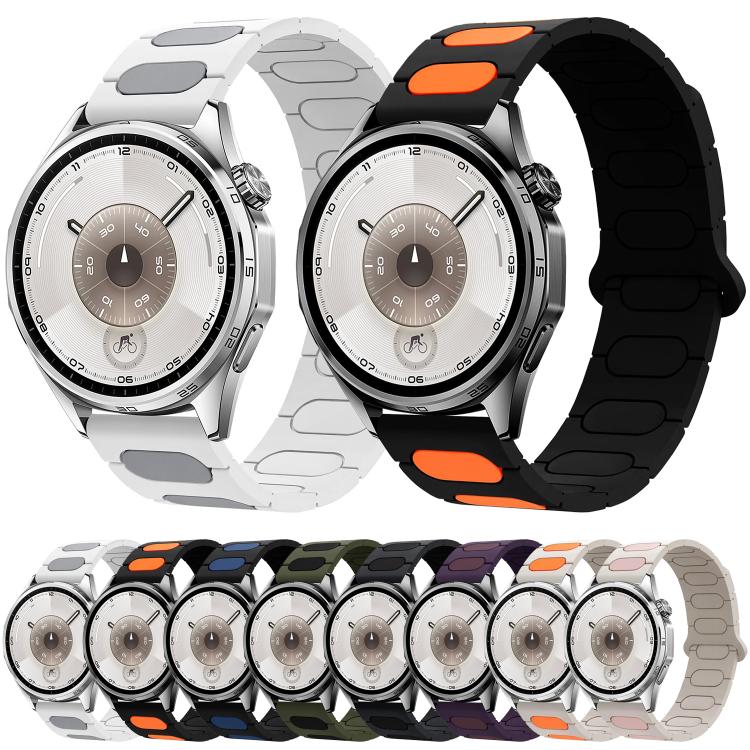 22mm Oval Magnetic Silicone Watch Band