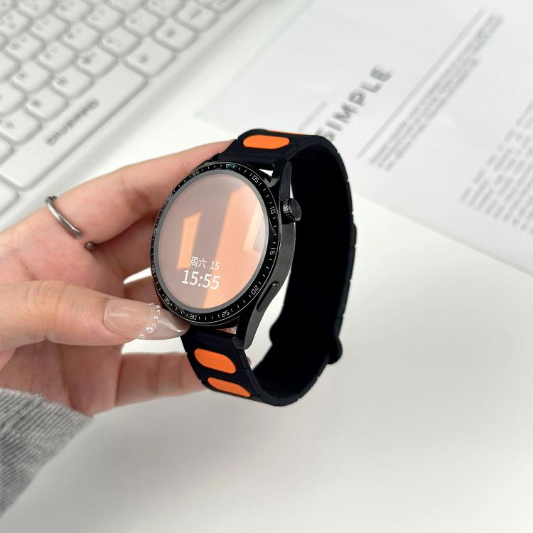 22mm Oval Magnetic Silicone Watch Band