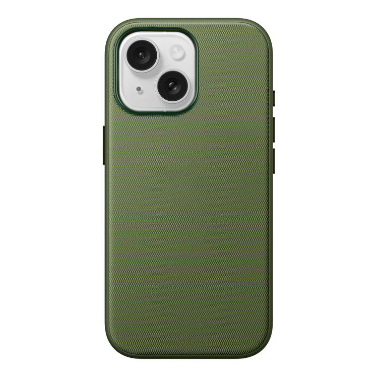 For iPhone 15 Official Tech Fabric Texture Side-Stick TPU Magnetic Phone Case, No AI Camera Button