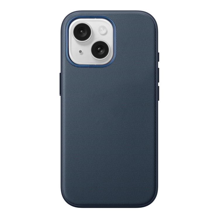 For iPhone 14 Official Tech Fabric Texture Side-Stick TPU Magnetic Phone Case, No AI Camera Button