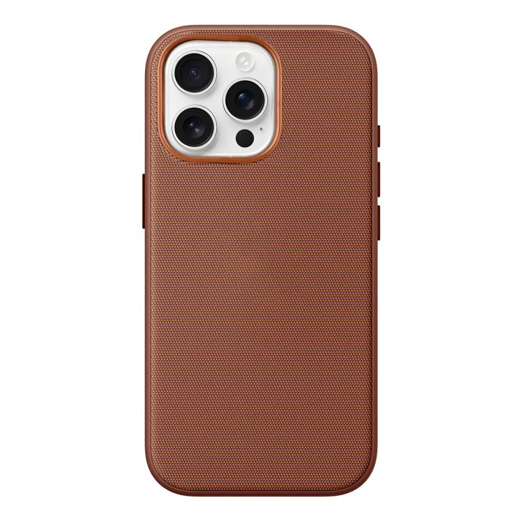 For iPhone 14 Pro Official Tech Fabric Texture Side-Stick TPU Magnetic Phone Case, No AI Camera Button