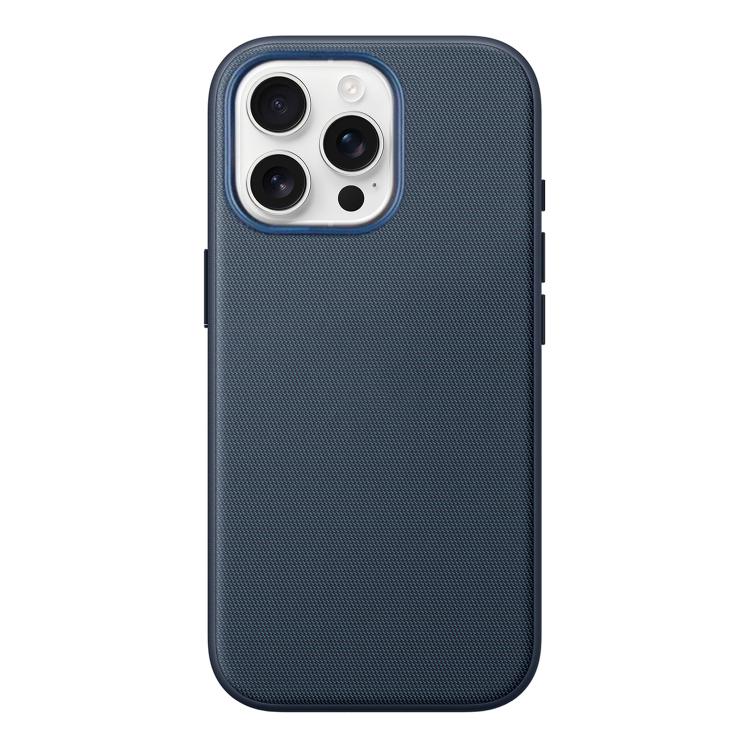 For iPhone 14 Pro Max Official Tech Fabric Texture Side-Stick TPU Magnetic Phone Case, No AI Camera Button