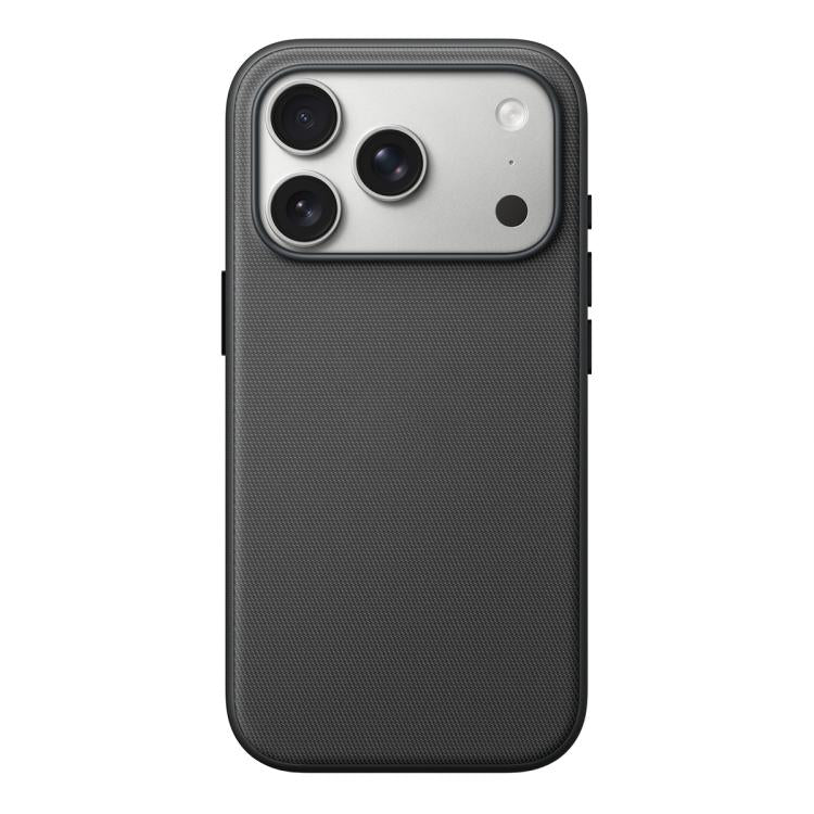 For iPhone 17 Pro Max Official Tech Fabric Texture Side-Stick TPU Magnetic Phone Case, No AI Camera Button