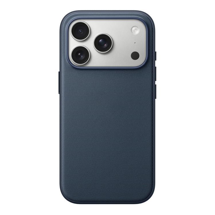 For iPhone 17 Pro Max Official Tech Fabric Texture Side-Stick TPU Magnetic Phone Case, No AI Camera Button