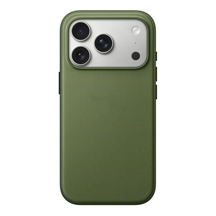 For iPhone 17 Pro Max Official Tech Fabric Texture Side-Stick TPU Magnetic Phone Case, No AI Camera Button
