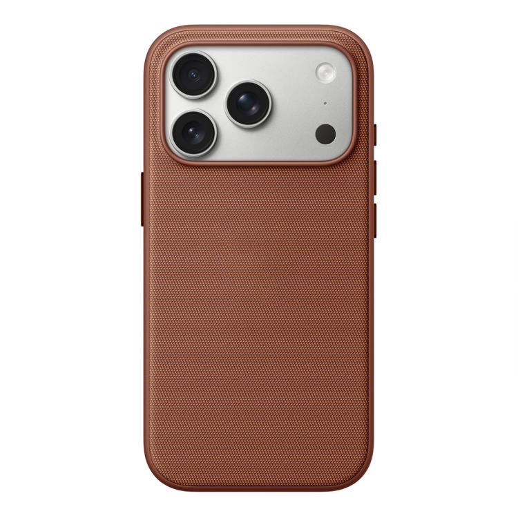 For iPhone 17 Pro Official Tech Fabric Texture Side-Stick TPU Magnetic Phone Case, No AI Camera Button
