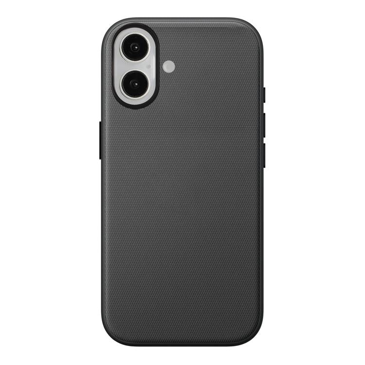 For iPhone 17 Official Tech Fabric Texture Side-Stick TPU Magnetic Phone Case, No AI Camera Button