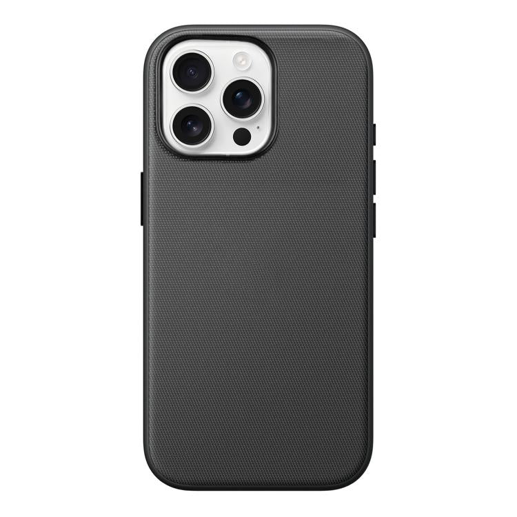 For iPhone 16 Pro Max Official Tech Fabric Texture Side-Stick TPU Magnetic Phone Case, No AI Camera Button