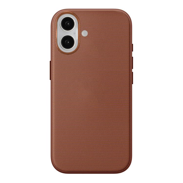 For iPhone 16 Official Tech Fabric Texture Side-Stick TPU Magnetic Phone Case, No AI Camera Button