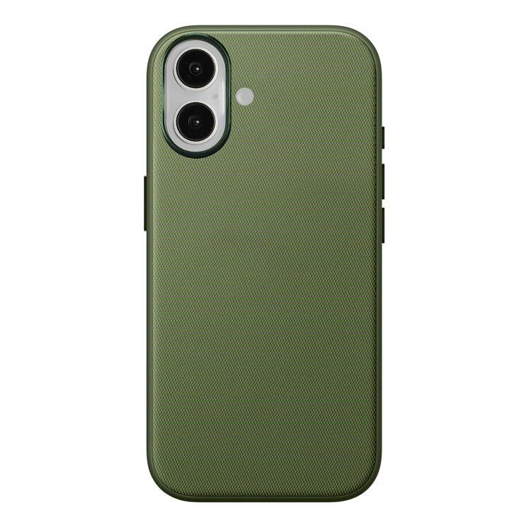 For iPhone 16 Official Tech Fabric Texture Side-Stick TPU Magnetic Phone Case, No AI Camera Button