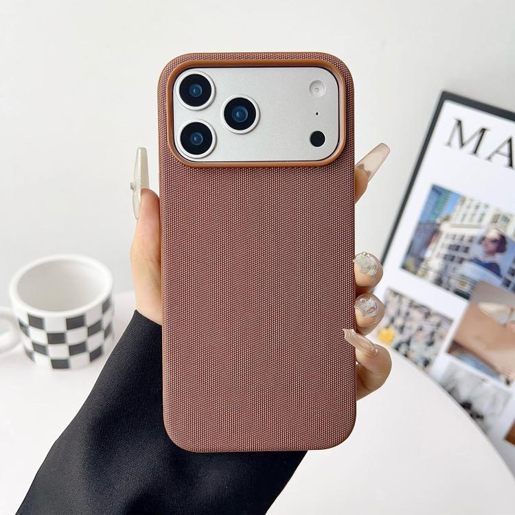 For iPhone 13 Pro Official Tech Fabric Texture Side-Stick TPU Magnetic Phone Case, No AI Camera Button