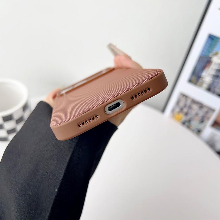 For iPhone 17 Pro Official Tech Fabric Texture Side-Stick TPU Magnetic Phone Case, No AI Camera Button