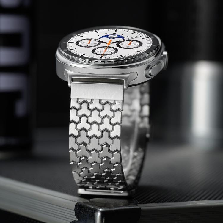For Samsung Galaxy Watch8 / Watch8 Classic Y-Shaped Dual Magnetic Stainless Steel Watch Band