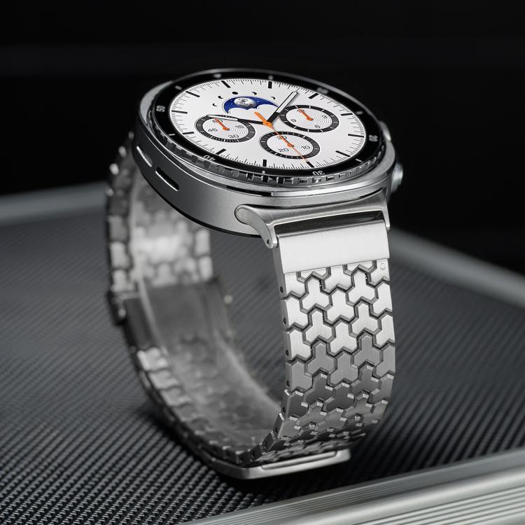 For Samsung Galaxy Watch8 / Watch8 Classic Y-Shaped Dual Magnetic Stainless Steel Watch Band