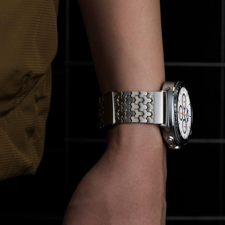 For Samsung Galaxy Watch8 / Watch8 Classic Y-Shaped Dual Magnetic Stainless Steel Watch Band
