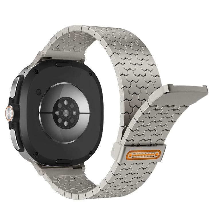 For Samsung Galaxy Watch8 / Watch8 Classic Y-Shaped Dual Magnetic Stainless Steel Watch Band