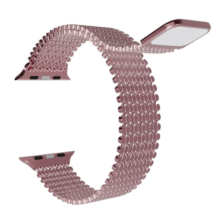 For Apple Watch 42mm / 41mm / 40mm / 38mm Molecular Arrangement Magnetic Stainless Steel Watch Band