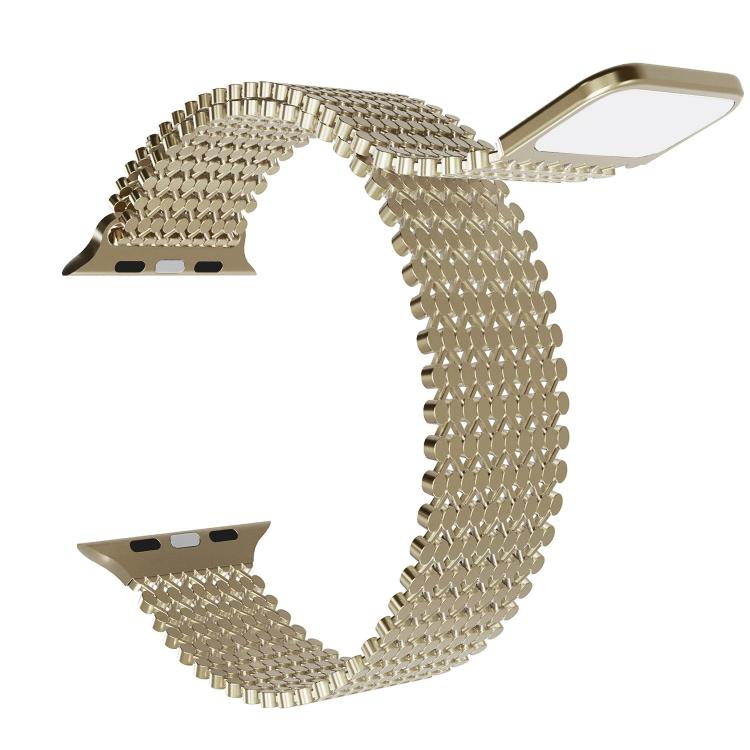 For Apple Watch 42mm / 41mm / 40mm / 38mm Molecular Arrangement Magnetic Stainless Steel Watch Band