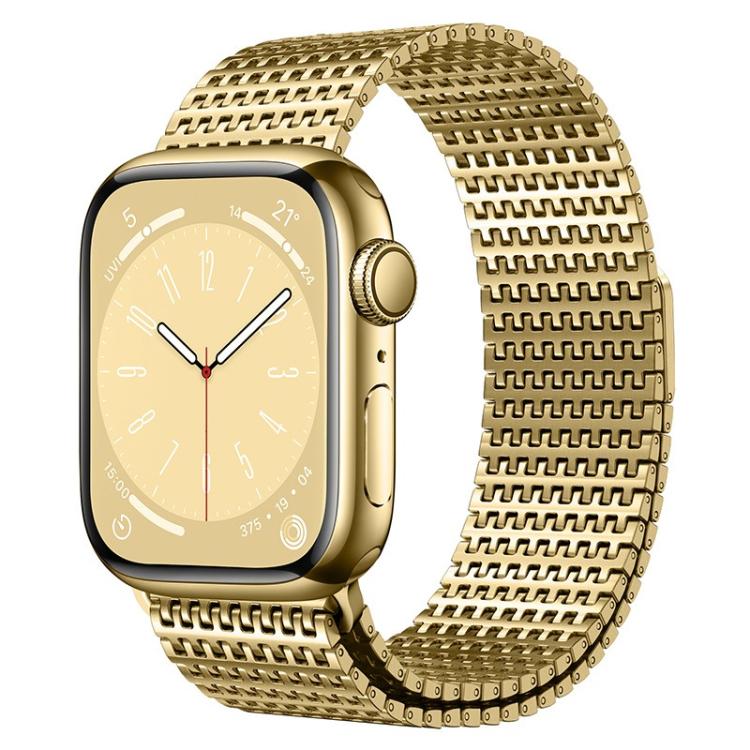 For Apple Watch 42mm / 41mm / 40mm / 38mm Pin-Chain Milanese Magnetic Watch Band