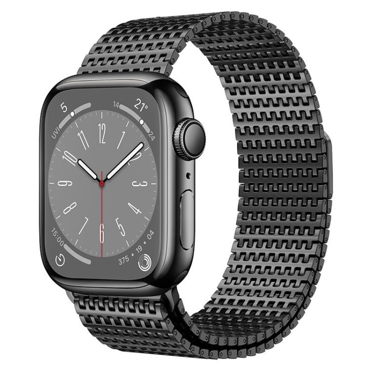 For Apple Watch 42mm / 41mm / 40mm / 38mm Pin-Chain Milanese Magnetic Watch Band