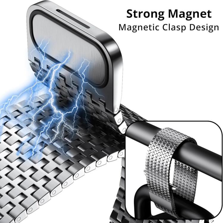 For Apple Watch 42mm / 41mm / 40mm / 38mm Pin-Chain Milanese Magnetic Watch Band