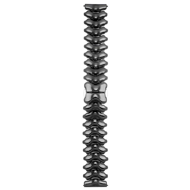 22mm Dragon Spine Butterfly Clasp Zinc Alloy Watch Band