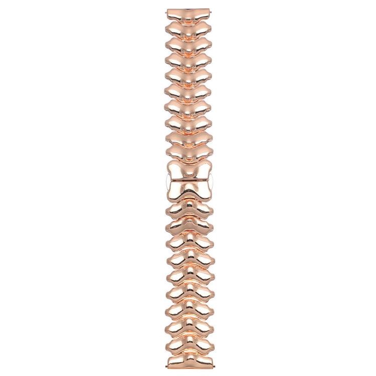 22mm Dragon Spine Butterfly Clasp Zinc Alloy Watch Band